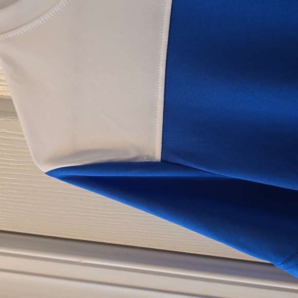 XERSION BOYS HUSKY BLUE AND WHITE SHORT SLEEVE ATHLETIC SHIRT SIZE LARGE 14/16 H - Picture 3 of 12